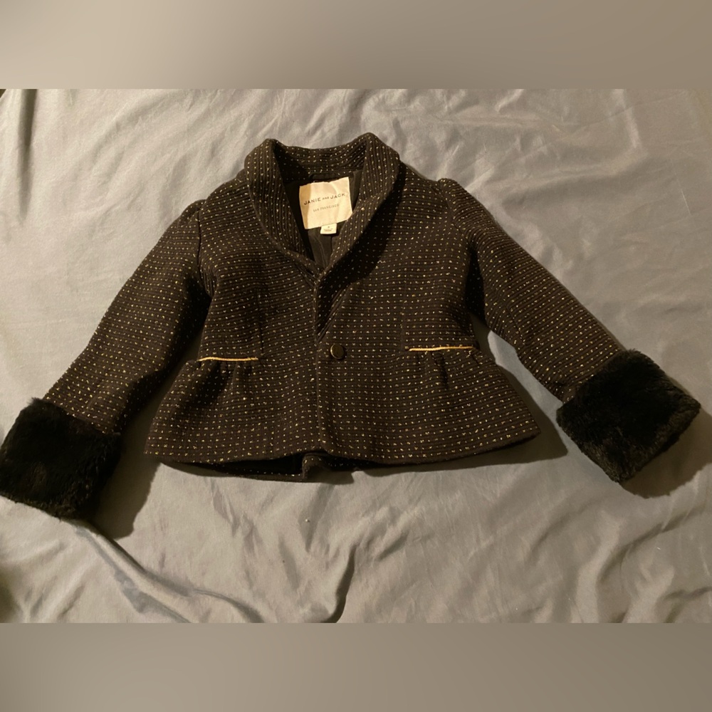 JANIE AND JACK DOT JACQUARD BLAZER SIZE 3T